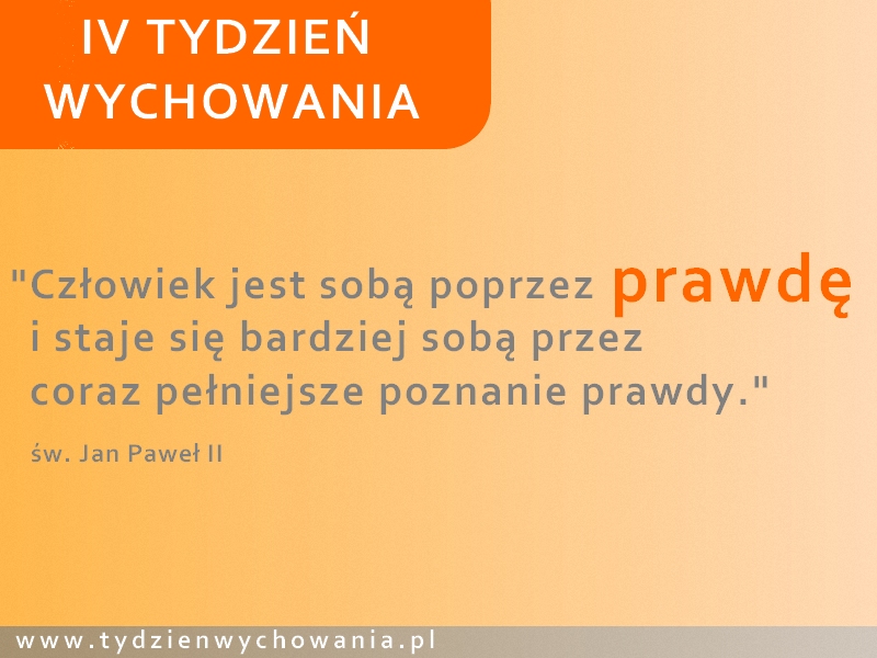 IV Tydzień Wychowania
